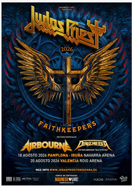 Judas Priest + Airbourne + Dirkschneider @ Roig Arena
