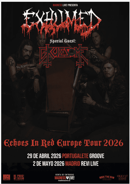 Exhumed + Gruesome @ Revi Live