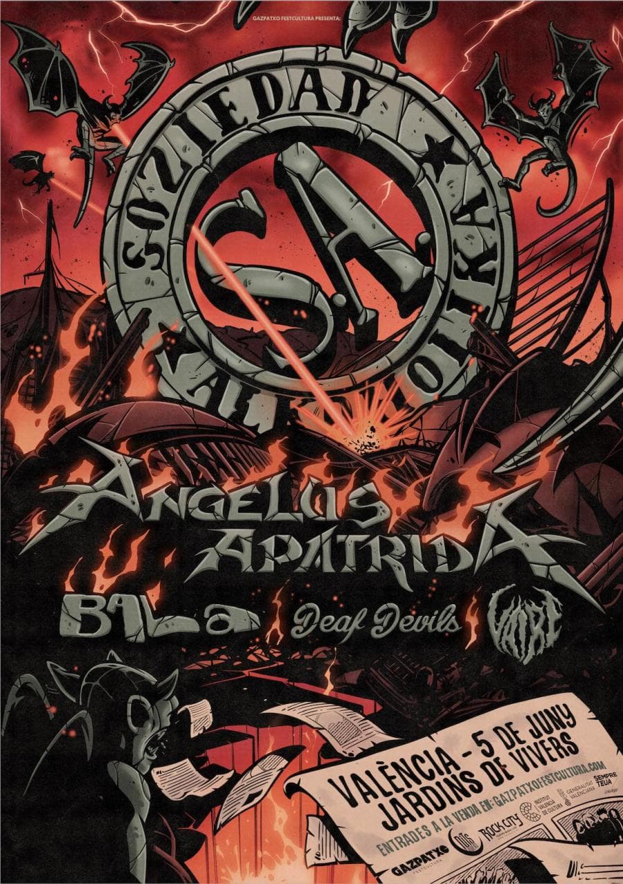 Soziedad Alkoholika + Angelus Apatrida + Bala + Deaf Devils @ Jardins de Vivers