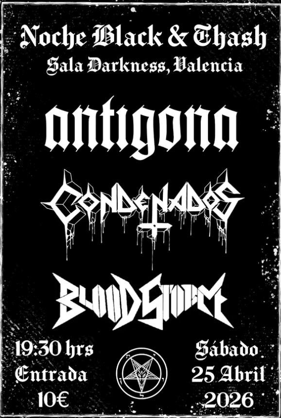 Antigona + Bloodstorm + Condenados @ Pub Darkness
