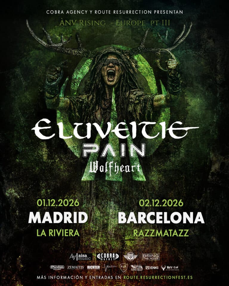 Eluveitie + Pain + Wolfheart @ La Riviera