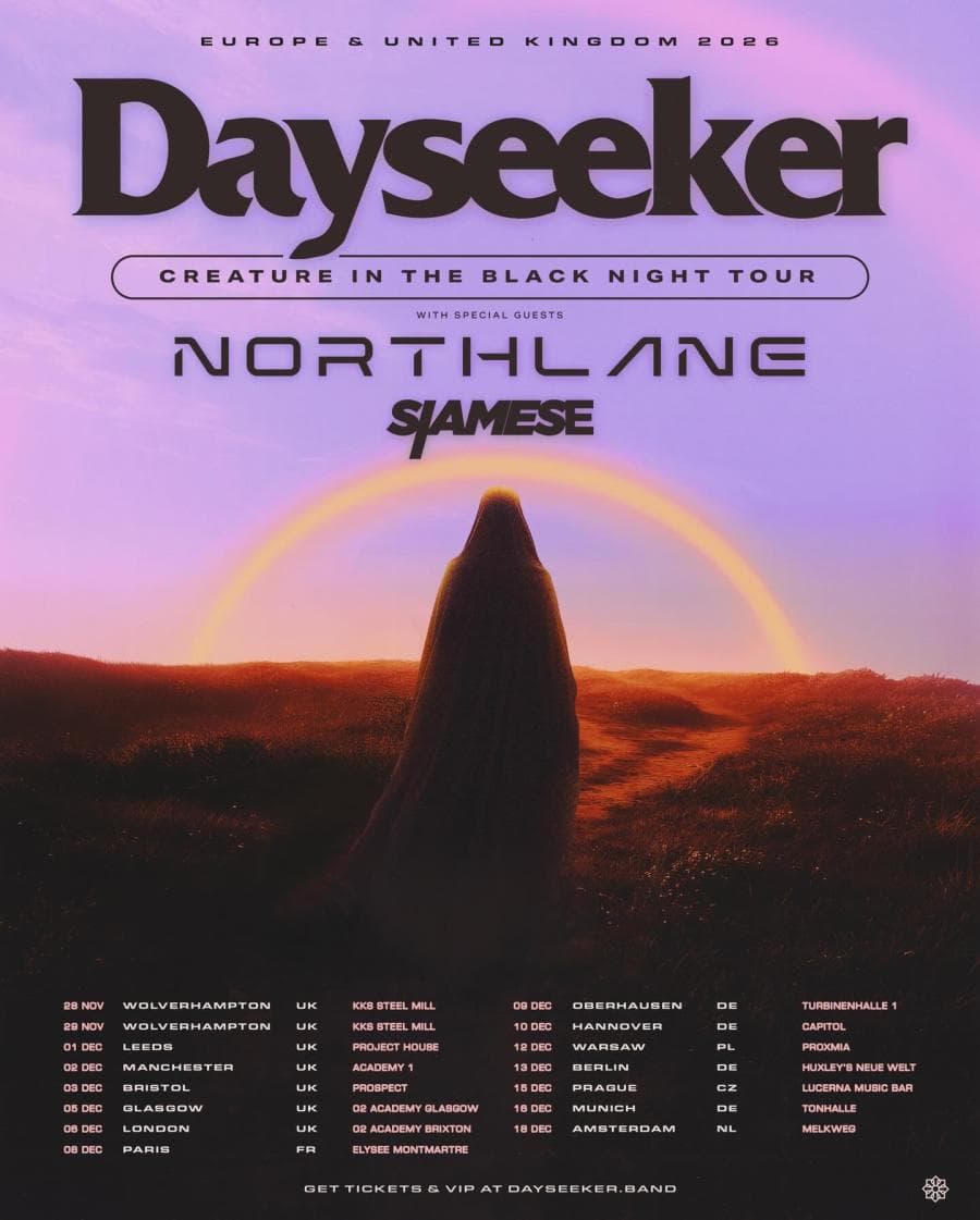 Dayseeker + Northlane + Siamese @ Lucerna Music Bar