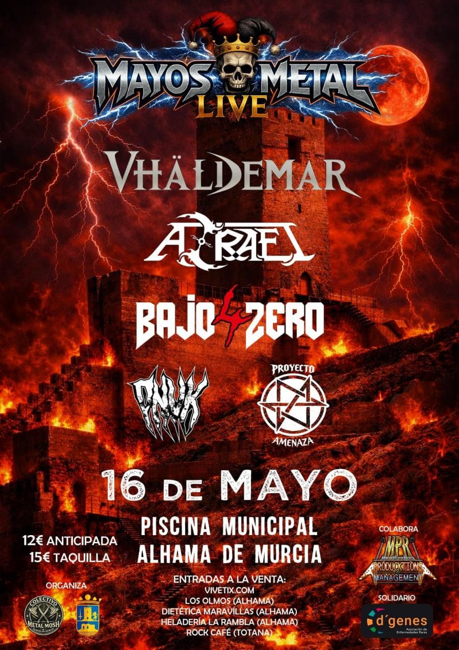 4 Bajo Zero + Azrael + Pnuk + Proyecto Amenaza + Vhaldemar @ Piscina Municipal Alhama