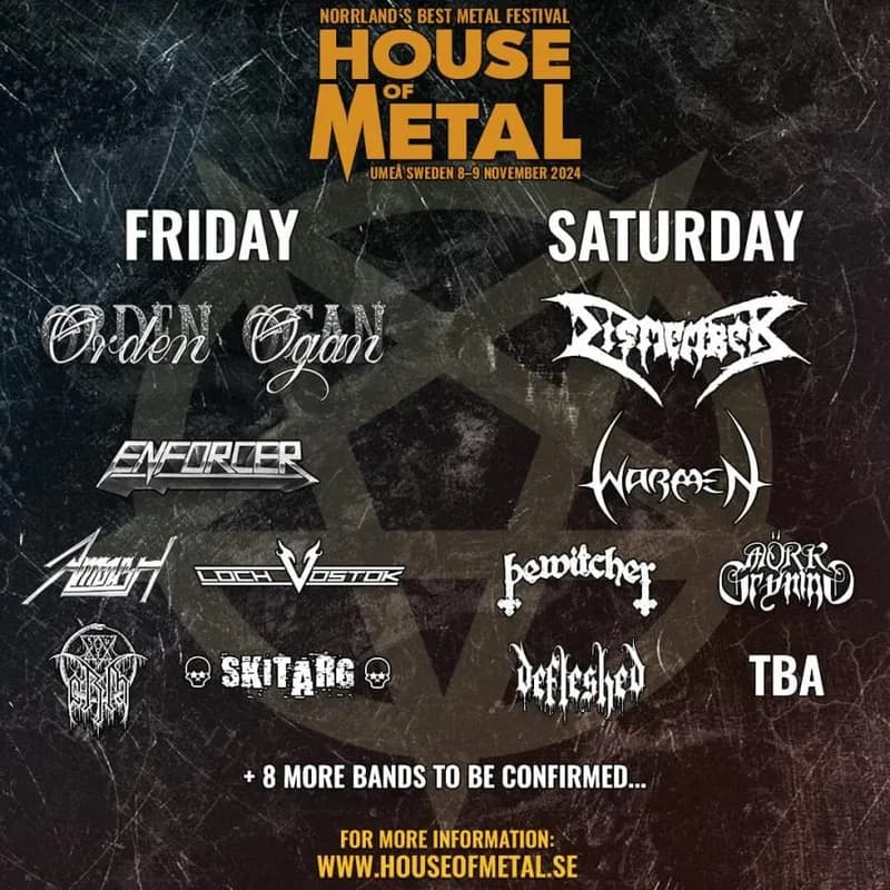 House of Metal 2024: Metal en su máxima expresión en Umeå