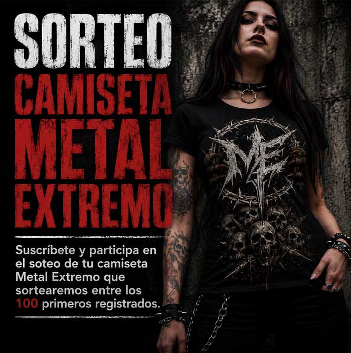 Sorteo — Camiseta Metal Extremo · Suscríbete y participa